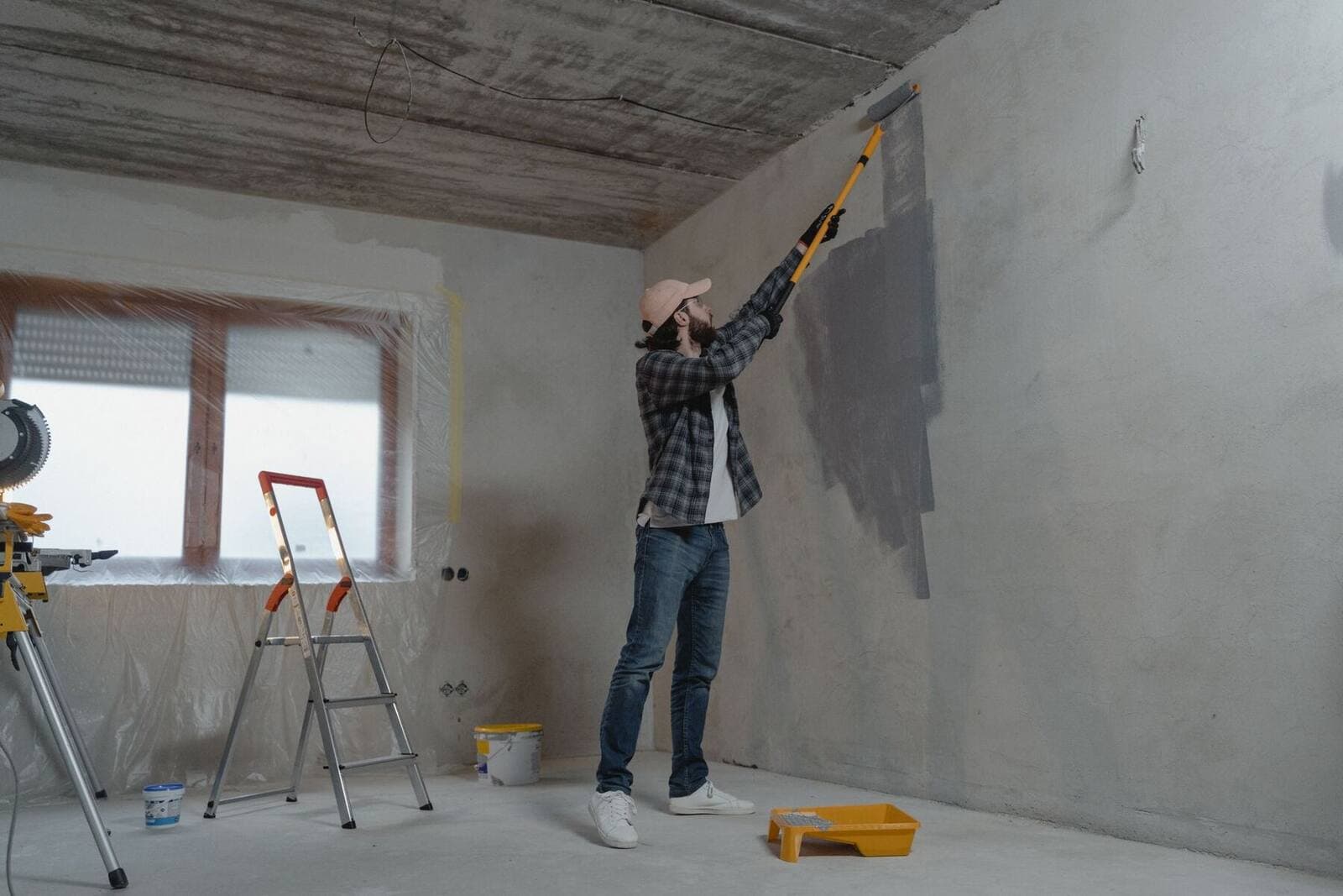 Équipe FL Batiment sur un chantier de rénovation