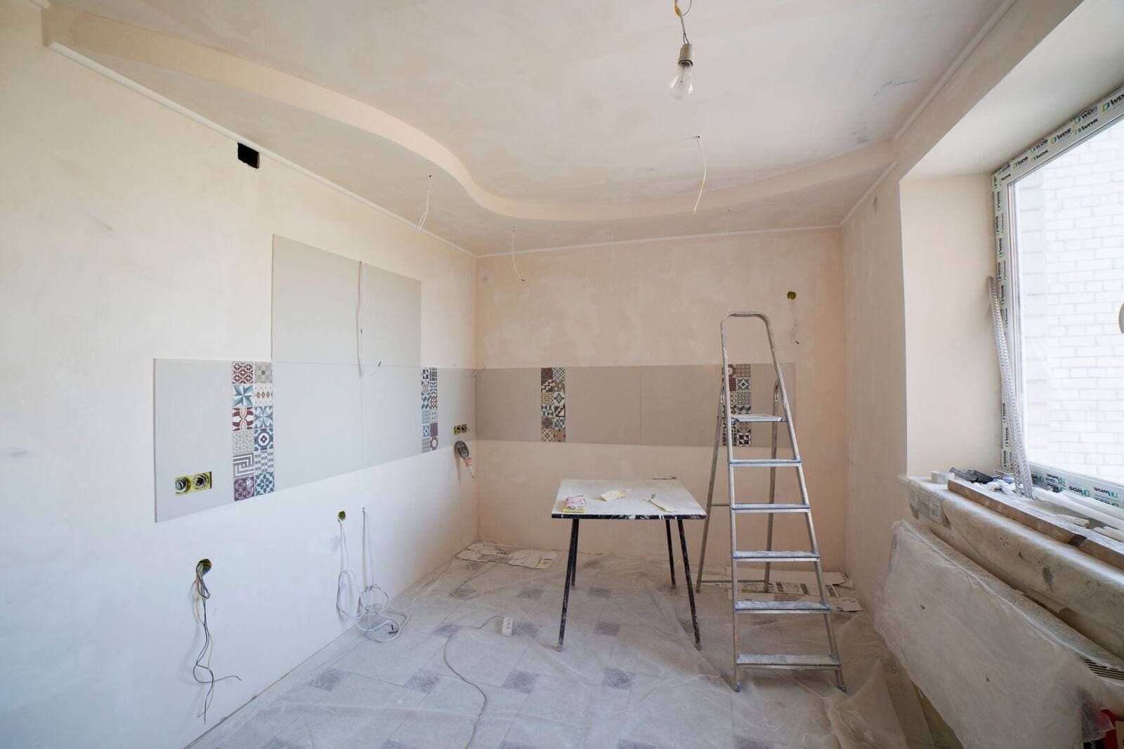 Cuisine avant travaux à Meaux