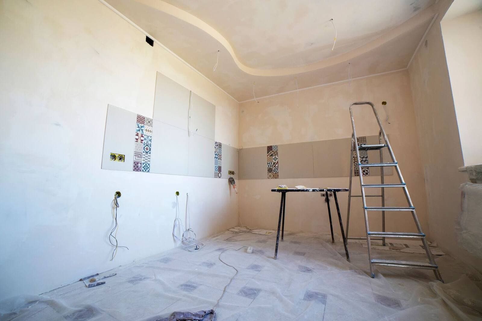 Chantier de cuisine à Meaux, reprise des réseaux